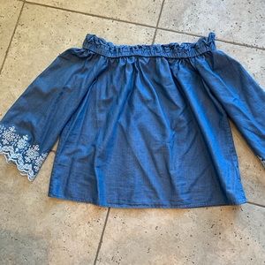 Michael Kors Off Shoulder Shirt